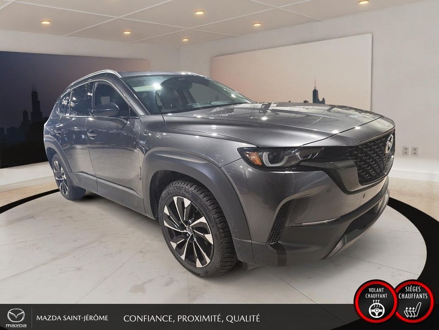 Mazda CX-50 hybride GT e-AWD | TOIT PANORAMIQUE | CUIR | 2025 Gris