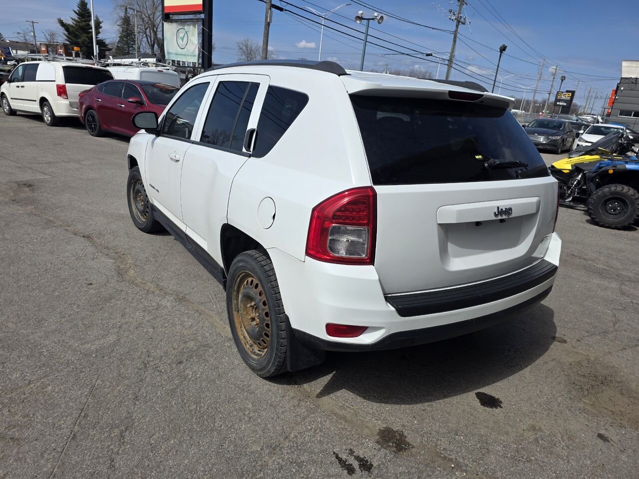 Jeep Compass 2012 Blanc Longueuil, - photo #3