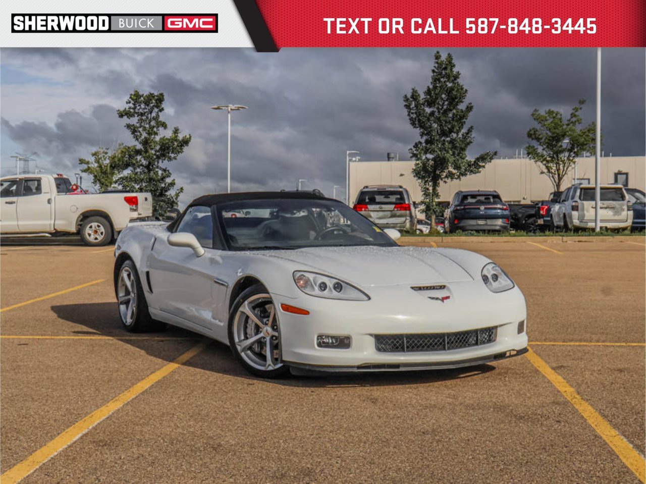 2013 Chevrolet Corvette 2dr Conv Grand Sport 3LT White Sherwood Park - photo #0