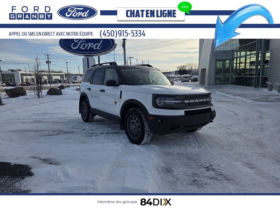 Ford Bronco Sport Badlands 4x4 2.0L 2021 Blanc