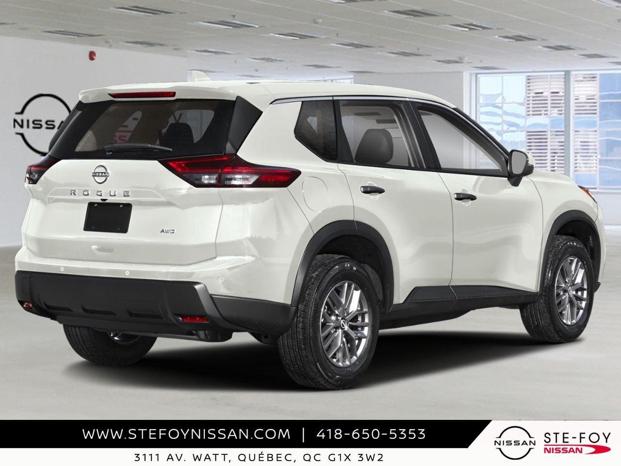 2026 NISSAN Rogue Everest White Tricoat Pearl Ste-Foy - photo #2