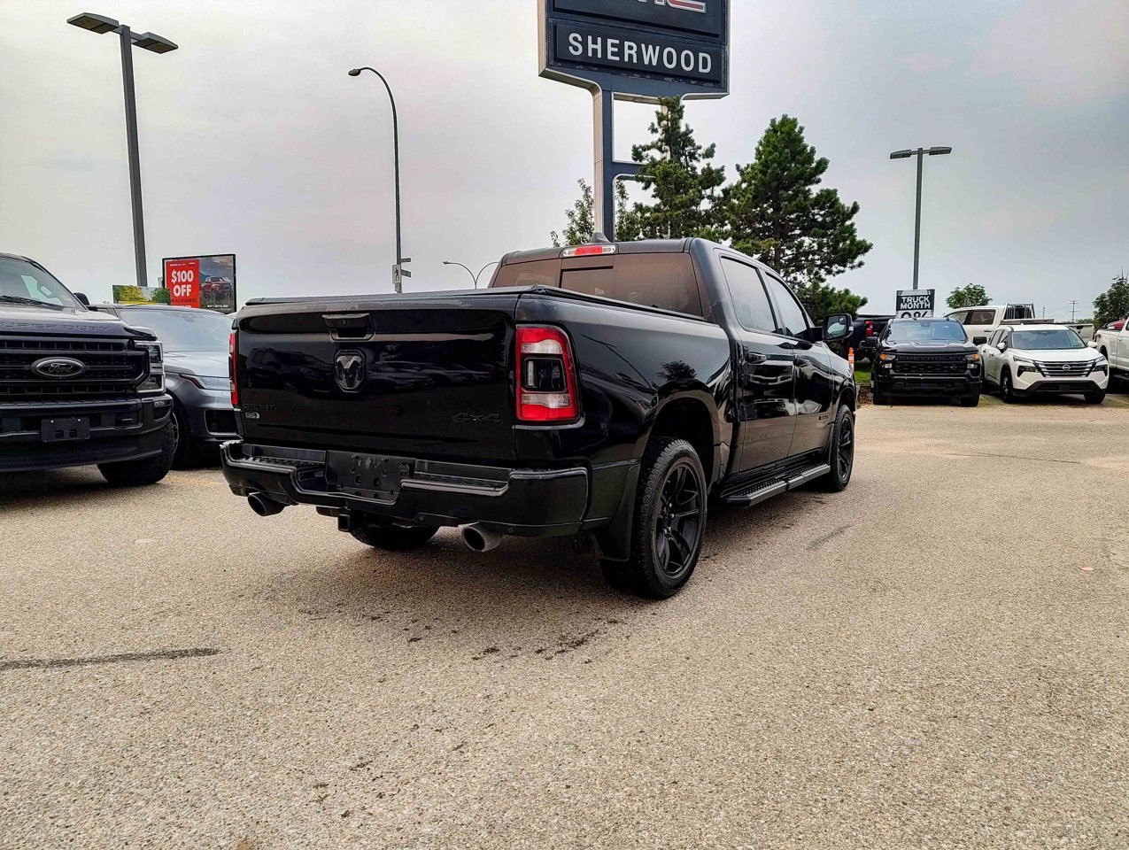 2022 Ram 1500 Sport 4x4 Crew Cab 5'7 Box Black Sherwood Park - photo #5