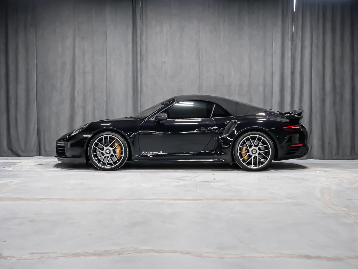 2017 Porsche 911 TURBO S Black Montreal - photo #3