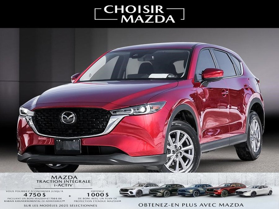 Mazda CX-5 2025 2025 Rouge vibrant cristal métallisé