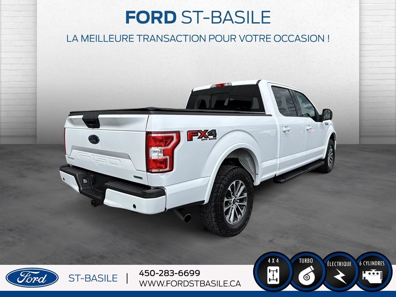 Ford F-150 2020 Blanc Saint-Basile-le-Grand - photo #7