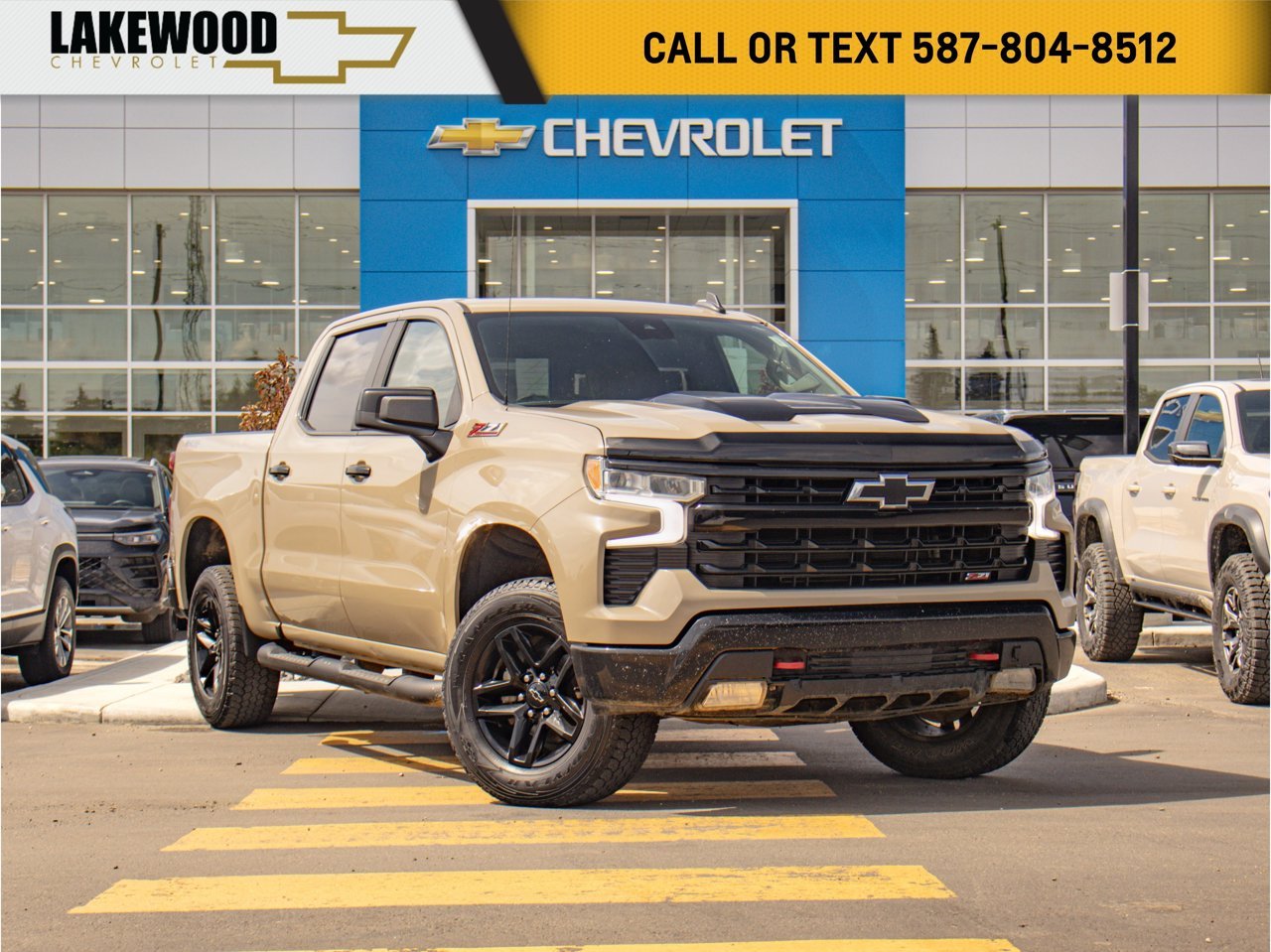 2022 Chevrolet Silverado 1500 4WD Crew Cab 147 LT Trail Boss Beige Sherwood Park - photo #0
