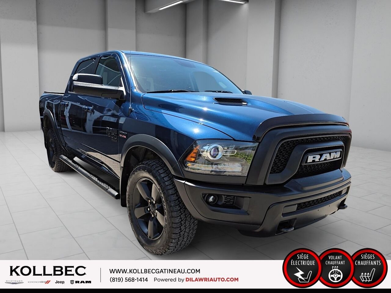 RAM 1500 CLASSIC 261111 | Warlock Crewcab 4x4 2019 Bleu Gatineau - photo #12