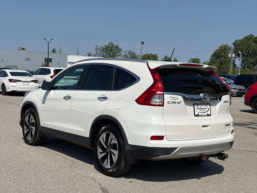 2016 Honda CR-V AWD 5dr Touring White Gatineau - photo #2