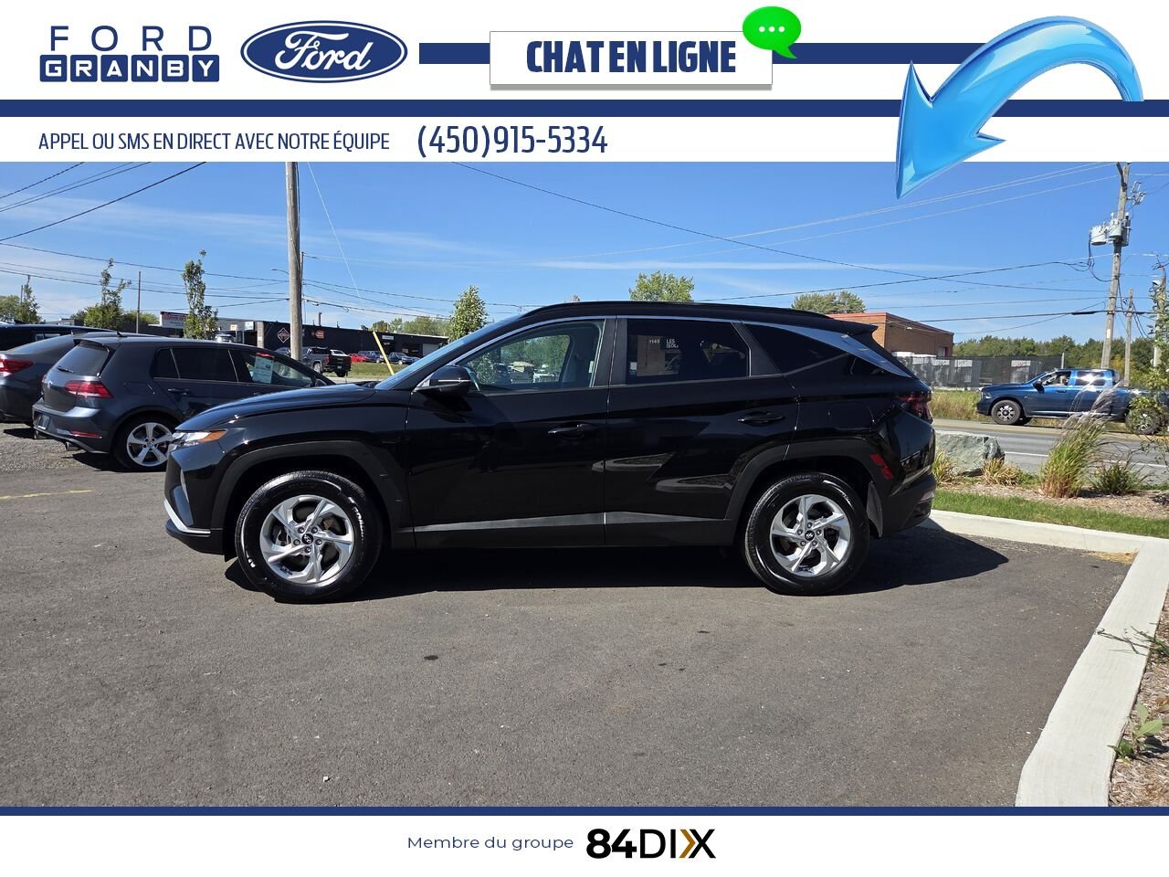 Hyundai Tucson 2023 Noir Granby - photo #3