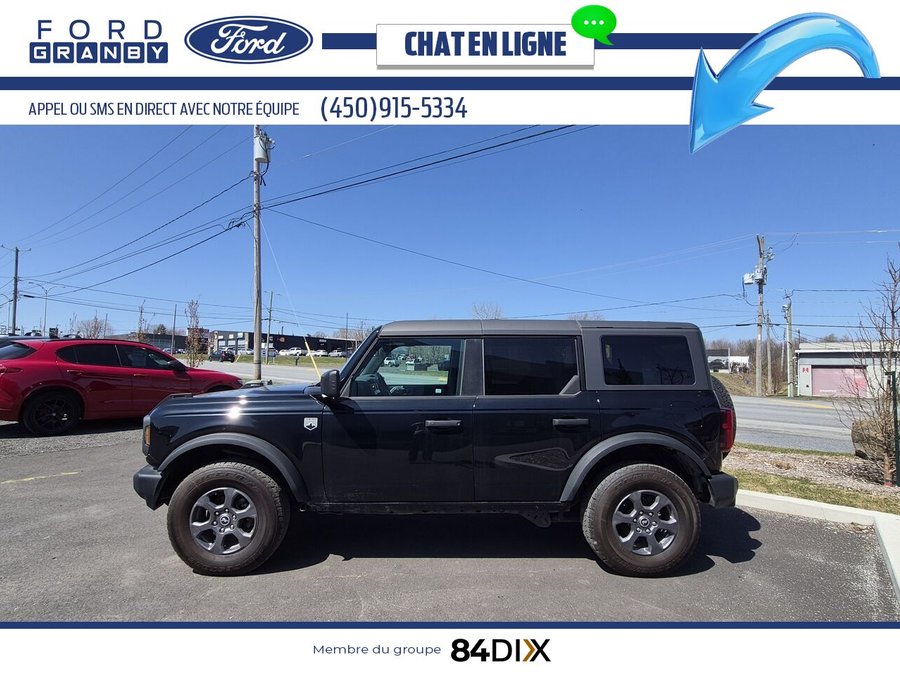 Ford Bronco Big Bend 4 portes 4x4 2023 Noir