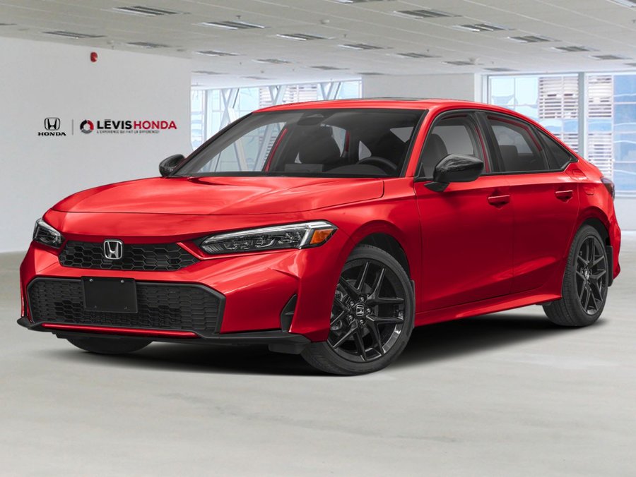 2026 Honda Civic Sedan Hybrid 2026 Rallye Red