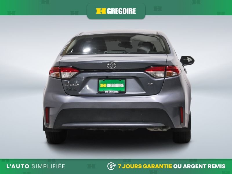 Toyota Corolla 821684 | LE AUTO AC NAV GR ELECT CAM RECUL BLEUTOOTH 2021 Gris Laval - photo #7