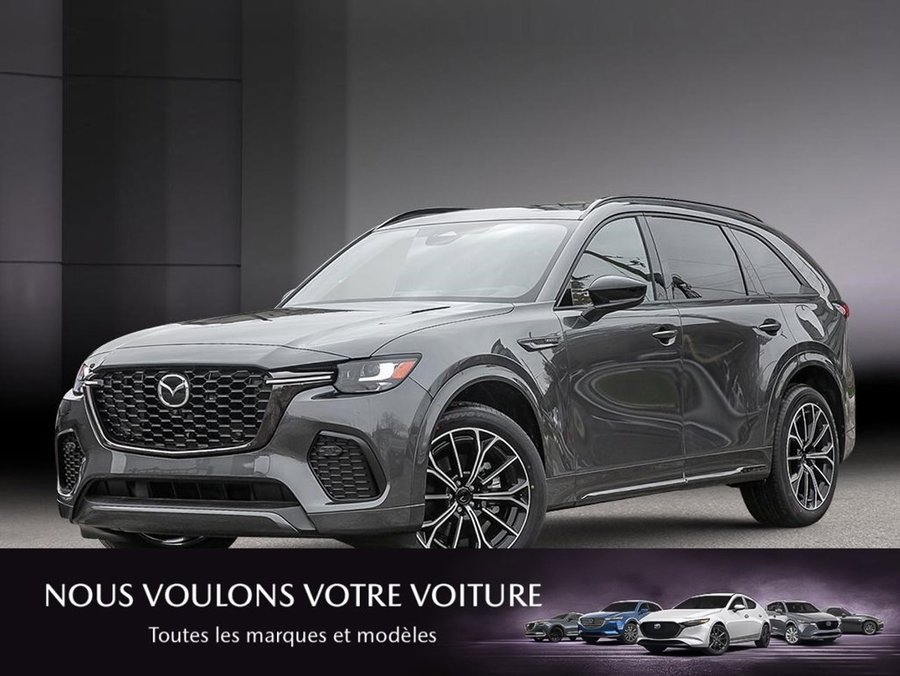 Mazda CX-70 hybride rechargeable 2026 2026 Gris mécanique métallisé