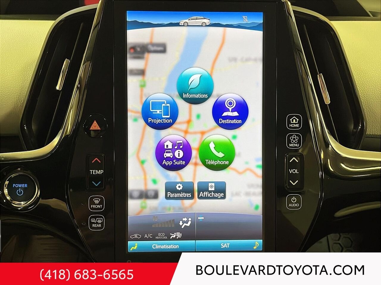 Toyota Prius Prime 100062A-60 | GROUPE TECHNOLOGIE 2020 Rouge Québec - photo #15