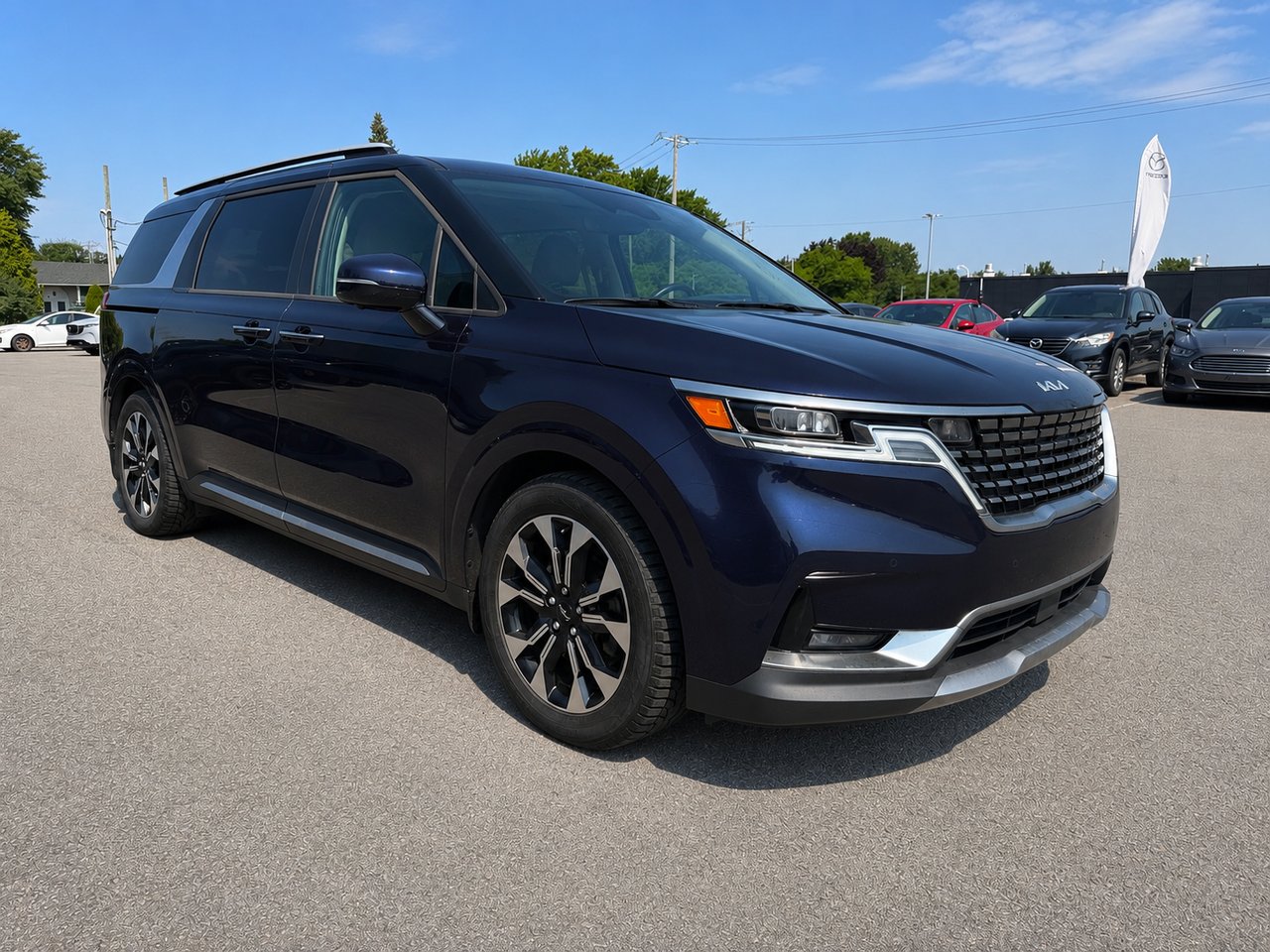 Kia Carnival EX 2023 Bleu Châteauguay - photo #3