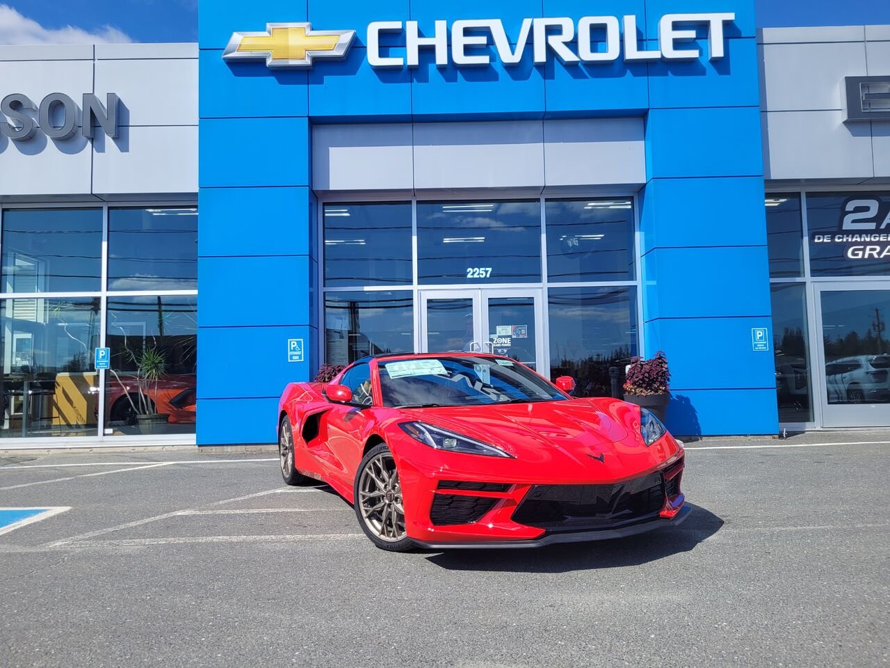 2026 Chevrolet Corvette Stingray coupé 2 portes avec 2LT TORCH RED Thetford Mines - photo #1