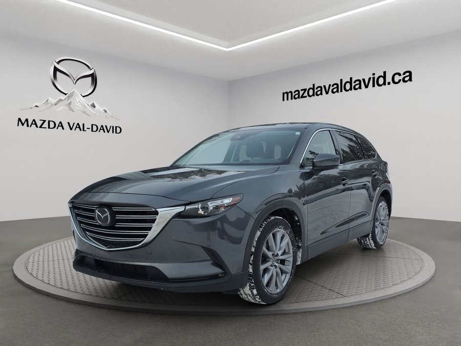 Mazda CX-9 AWD, 7 passagers, Jamais accidenté, Sièges en cuir, Toit ouvrant, Volant chauffant 2022 Gris