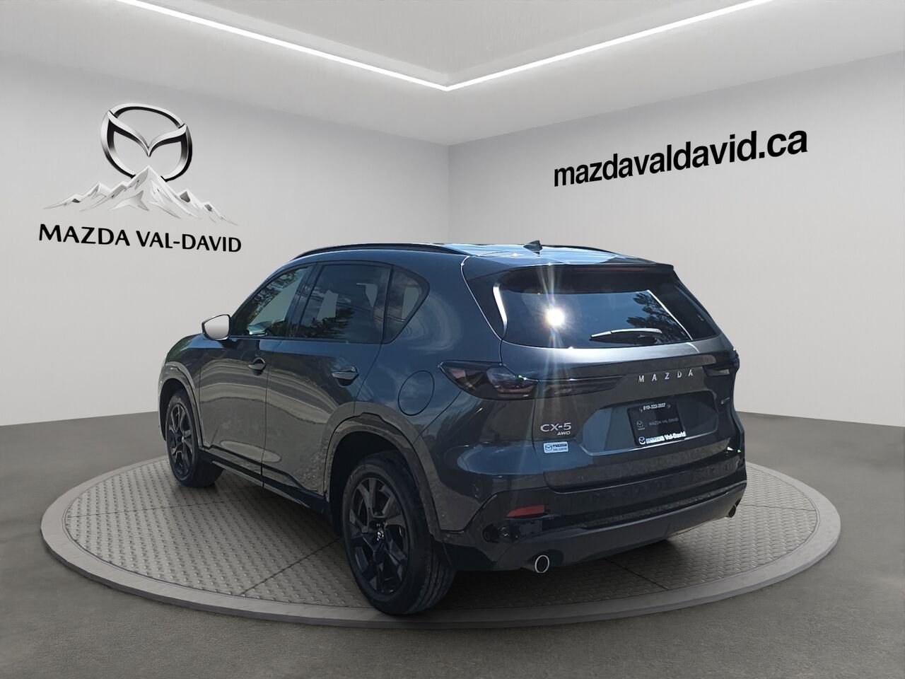2026 Mazda CX-5 GT TI, ÉCRAN TACTILE 12.9 POUCES, SIÈGES CHAUFFANTS Machine Grey Metallic Val-David - photo #19