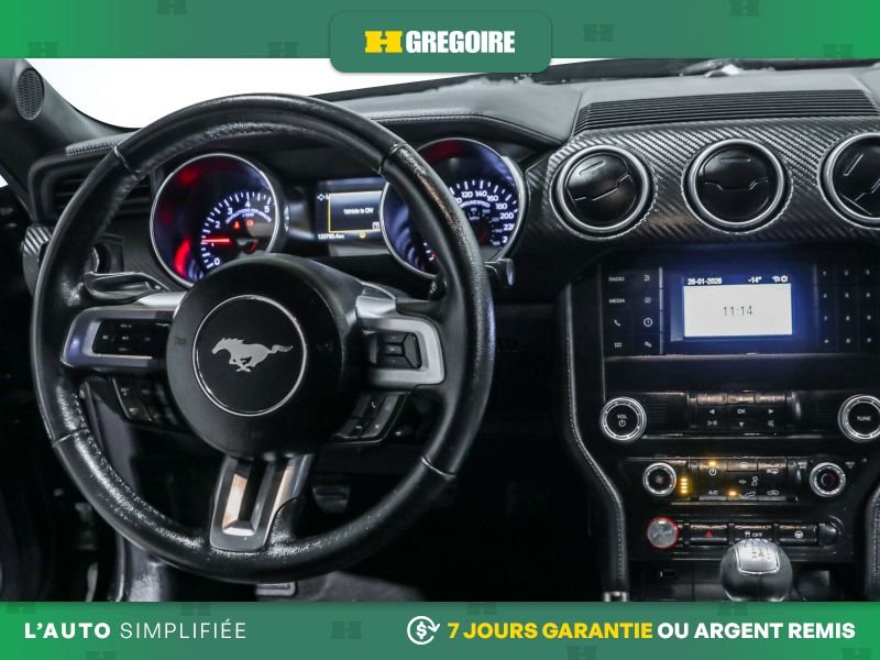 Ford Mustang 724509 | EcoBoost MAN AC GR ELEC MAGS CAM RECUL BLUETOOTH 2019 Noir Laval - photo #16