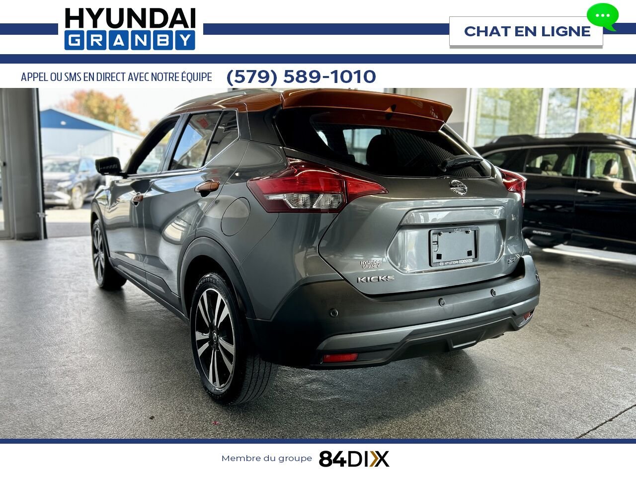 2020 Nissan Kicks Grey Granby - photo #4