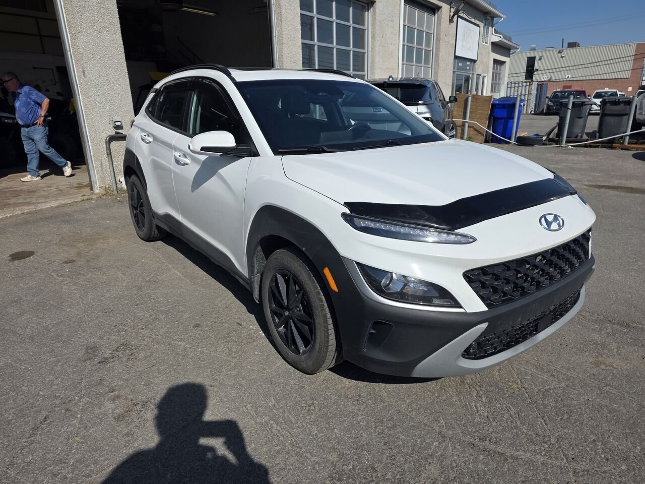 2022 Hyundai Kona White  - photo #7