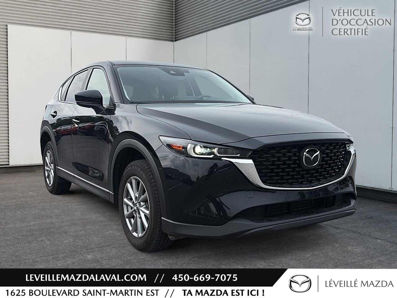 Mazda CX-5 GS TI sans désactivation de cylindres 2024 Noir Laval - photo #2