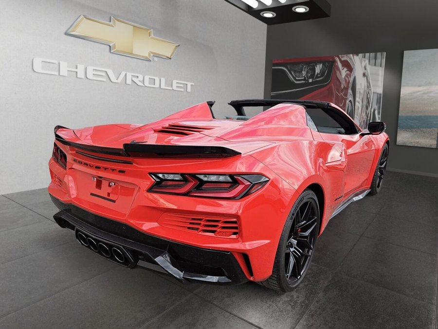 Chevrolet Corvette Z06 cabriolet 2 portes avec 3LZ 2025 Rouge flamme