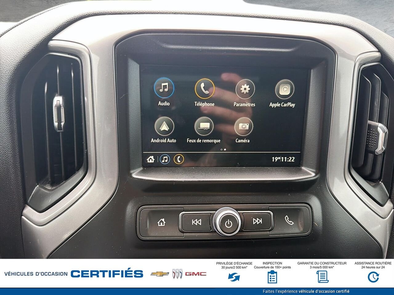 GMC SIERRA 1500 cabine double 4RM 147 po 2019 Argent Montmagny - photo #12