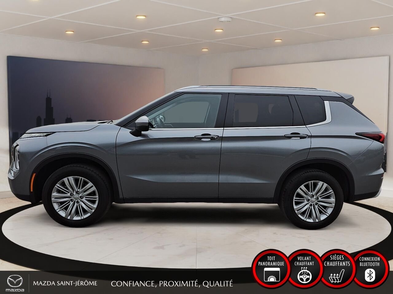 2024 Mitsubishi Outlander Grey Ste-Agathe des Monts - photo #10