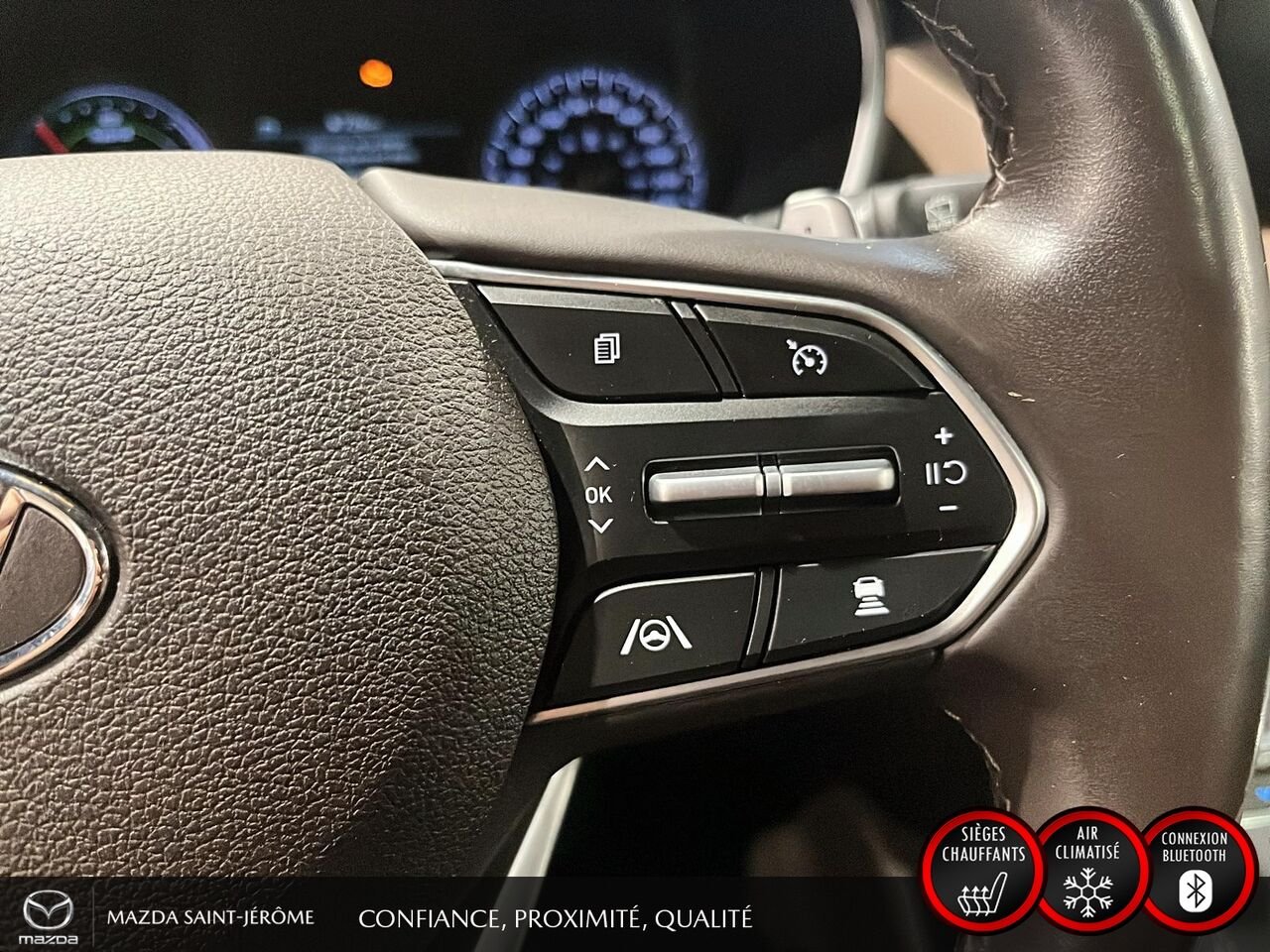 2022 Hyundai Santa Fe Hybrid TOIT PANORAMIQUE | CUIR | AWD | White Saint-Jérôme - photo #15