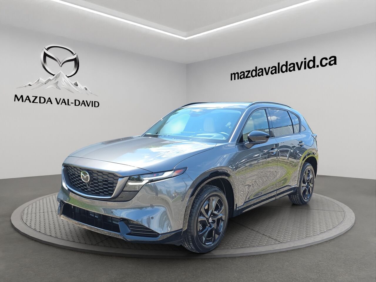 2026 Mazda CX-5 GT TI, ÉCRAN TACTILE 12.9 POUCES, SIÈGES CHAUFFANTS Machine Grey Metallic Val-David - photo #0