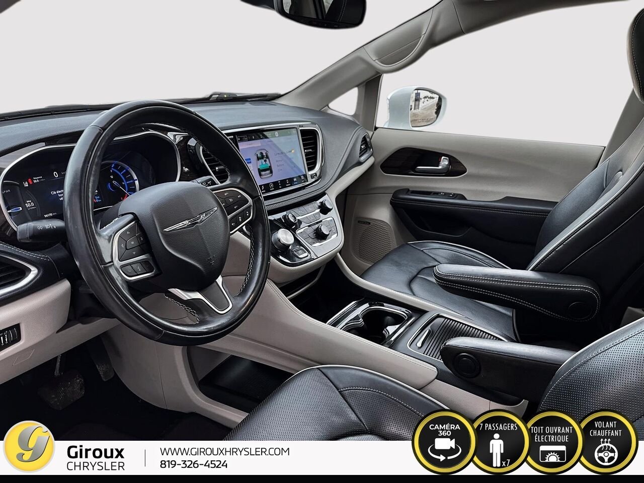 2022 Chrysler Pacifica Hybrid White Sainte-Agathe-des-Monts - photo #11