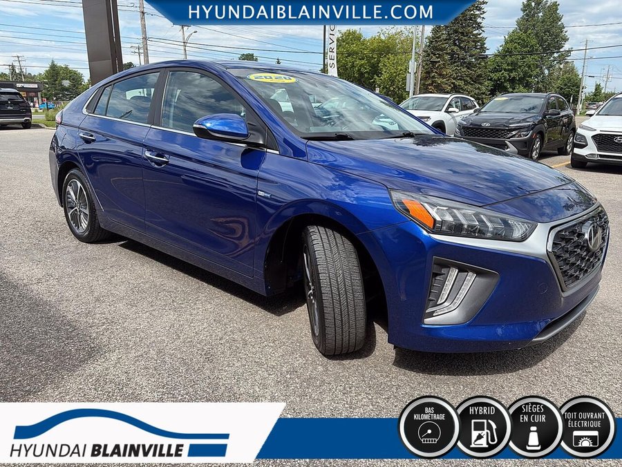 Hyundai Ioniq hybride rechargeable 2020 2020 Bleu