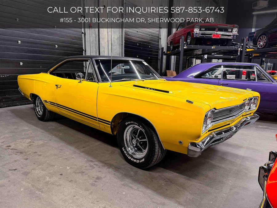 1968 Plymouth GTX 1968 Yellow