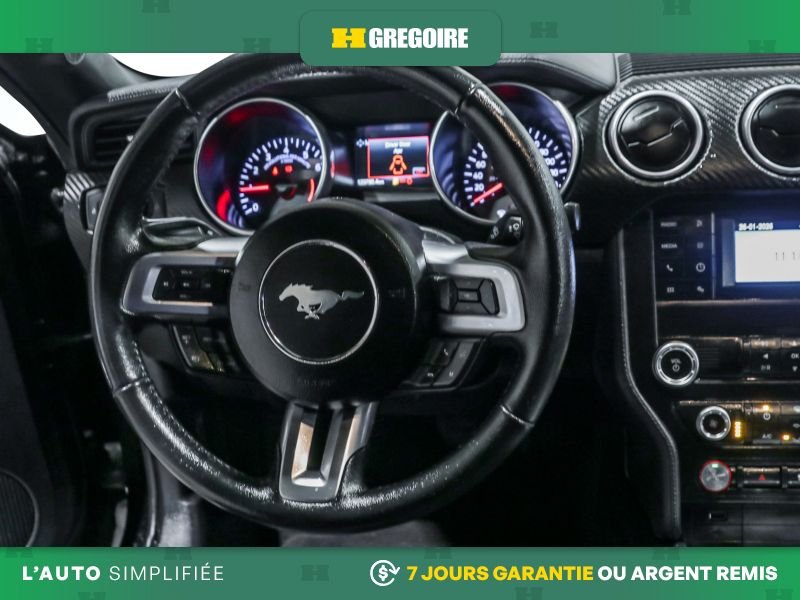 Ford Mustang 724509 | EcoBoost MAN AC GR ELEC MAGS CAM RECUL BLUETOOTH 2019 Noir Laval - photo #17