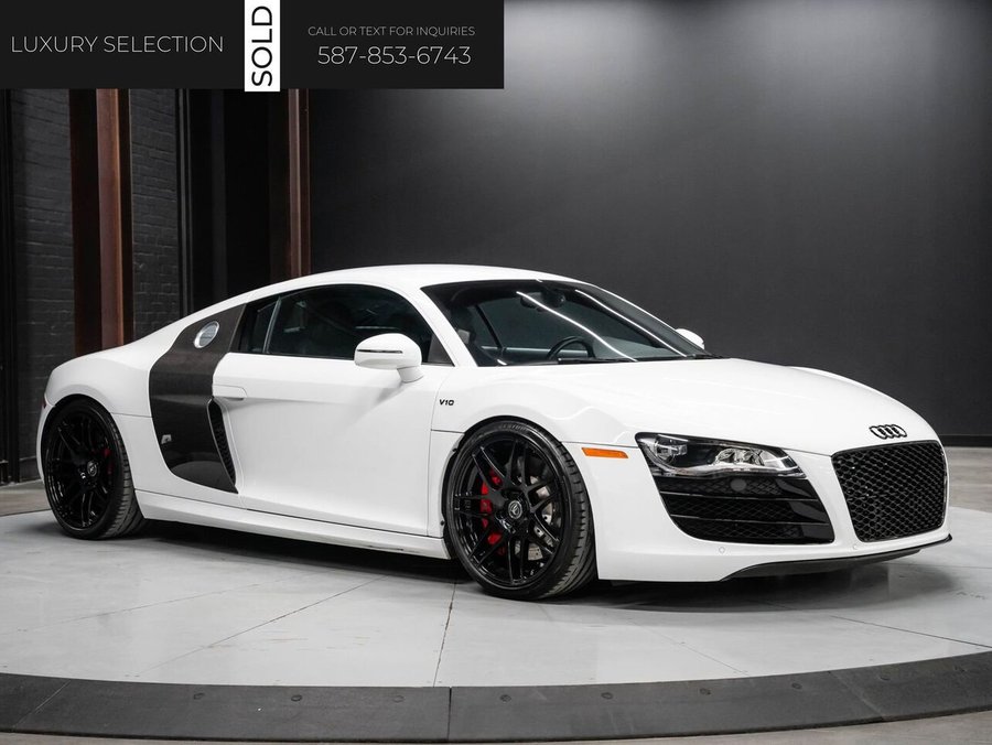 2010 Audi R8 2010 White