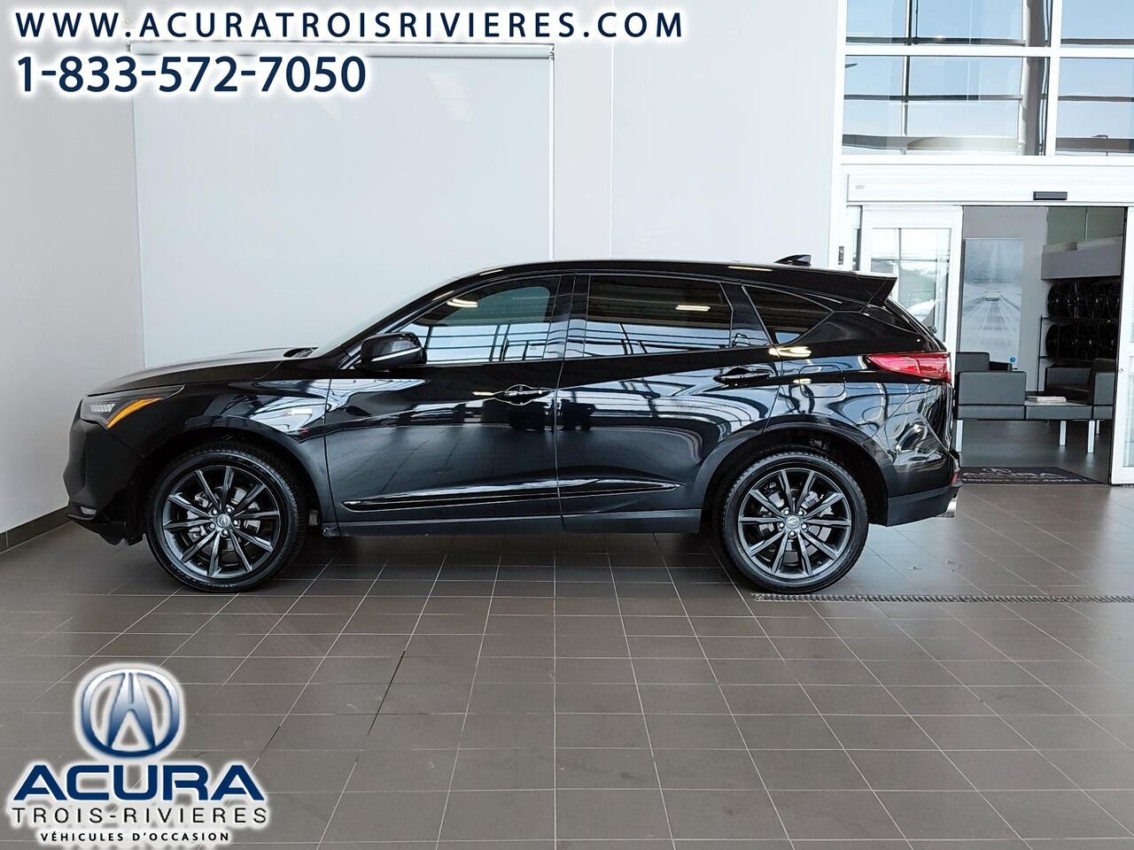 Acura RDX A-Spec sh-awd, toit pano, lumières DEL 2025 Noir Trois-Rivières - photo #9