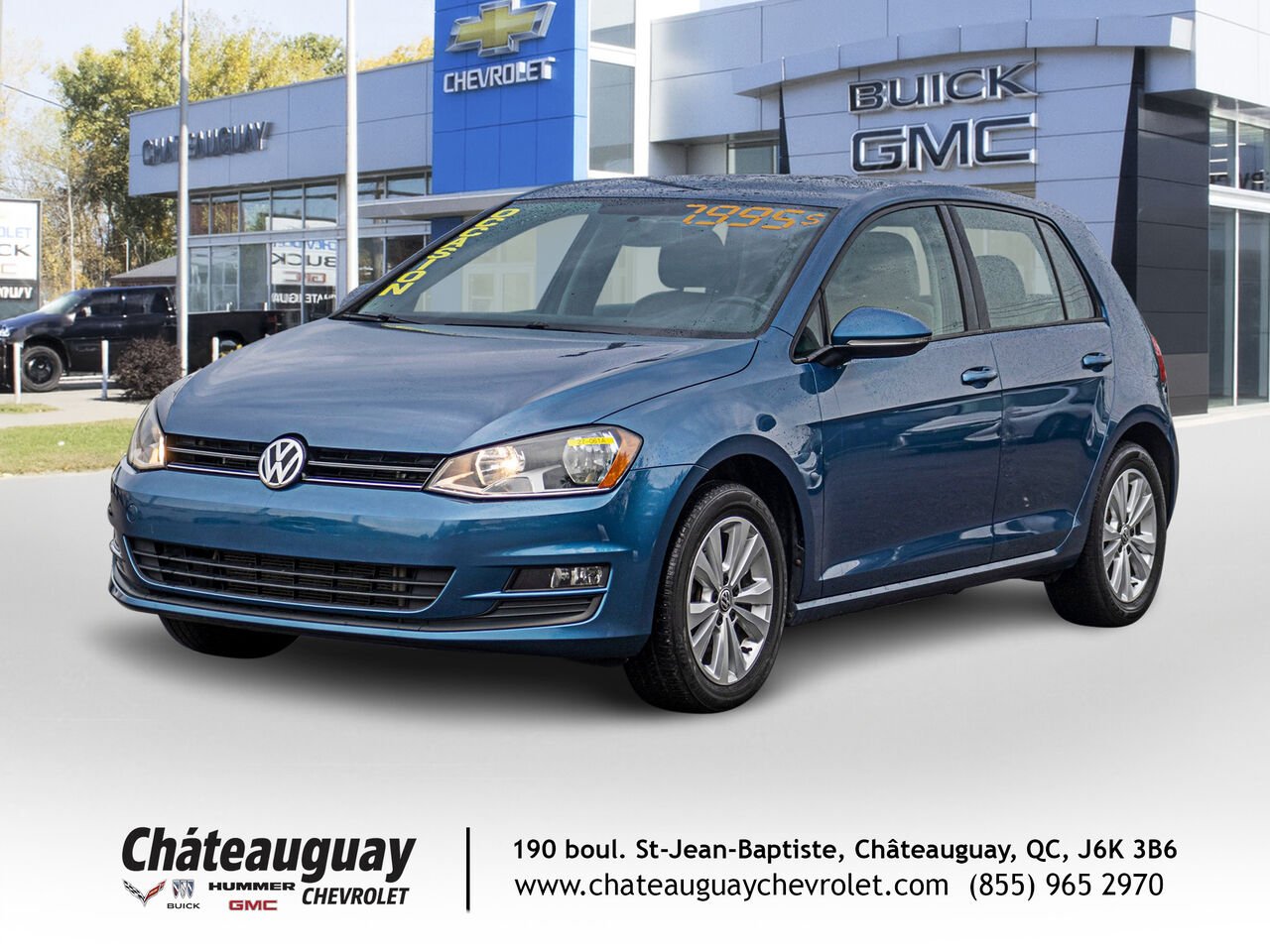 2015 Volkswagen Golf 1.8 TSI Highline à hayon 5 portes BA Blue Châteauguay - photo #0