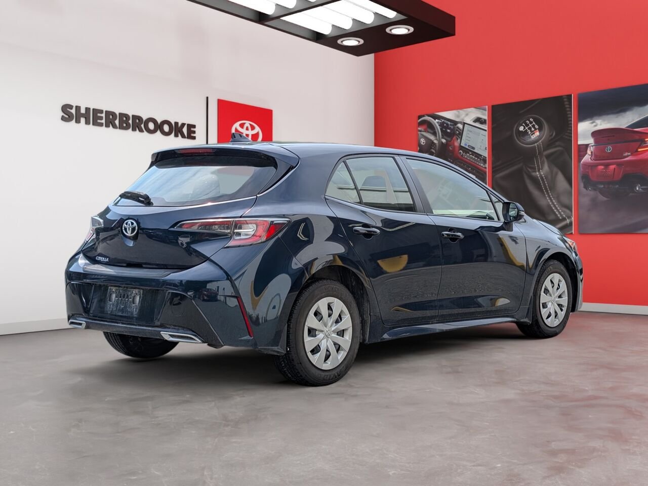 Toyota Corolla à hayon BASE/SIÈGES CHAUFFANTS/CAMÉRA DE RECUL/BLUETOOTH/AC 2022 Bleu Sherbrooke - photo #2