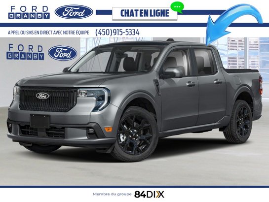 Ford Maverick Lobo Haut de gamme cabine SuperCrew TI 2025 Gris carbonisé métallisé