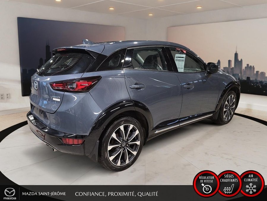Mazda CX-3 GT | AWD | TOIT OUVRANT | CUIR | 2022 Bleu