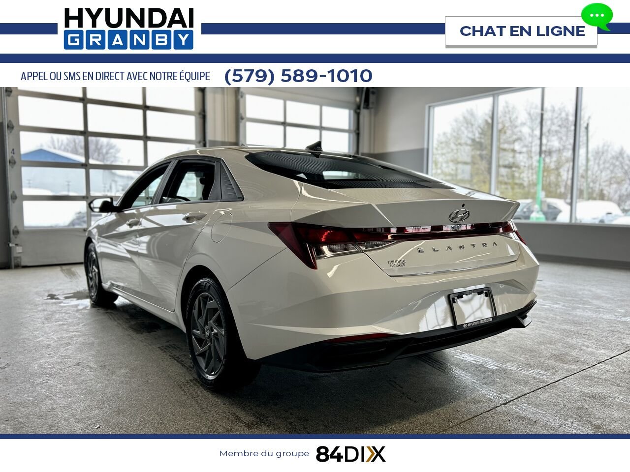 Hyundai Elantra 2023 Blanc Granby - photo #4