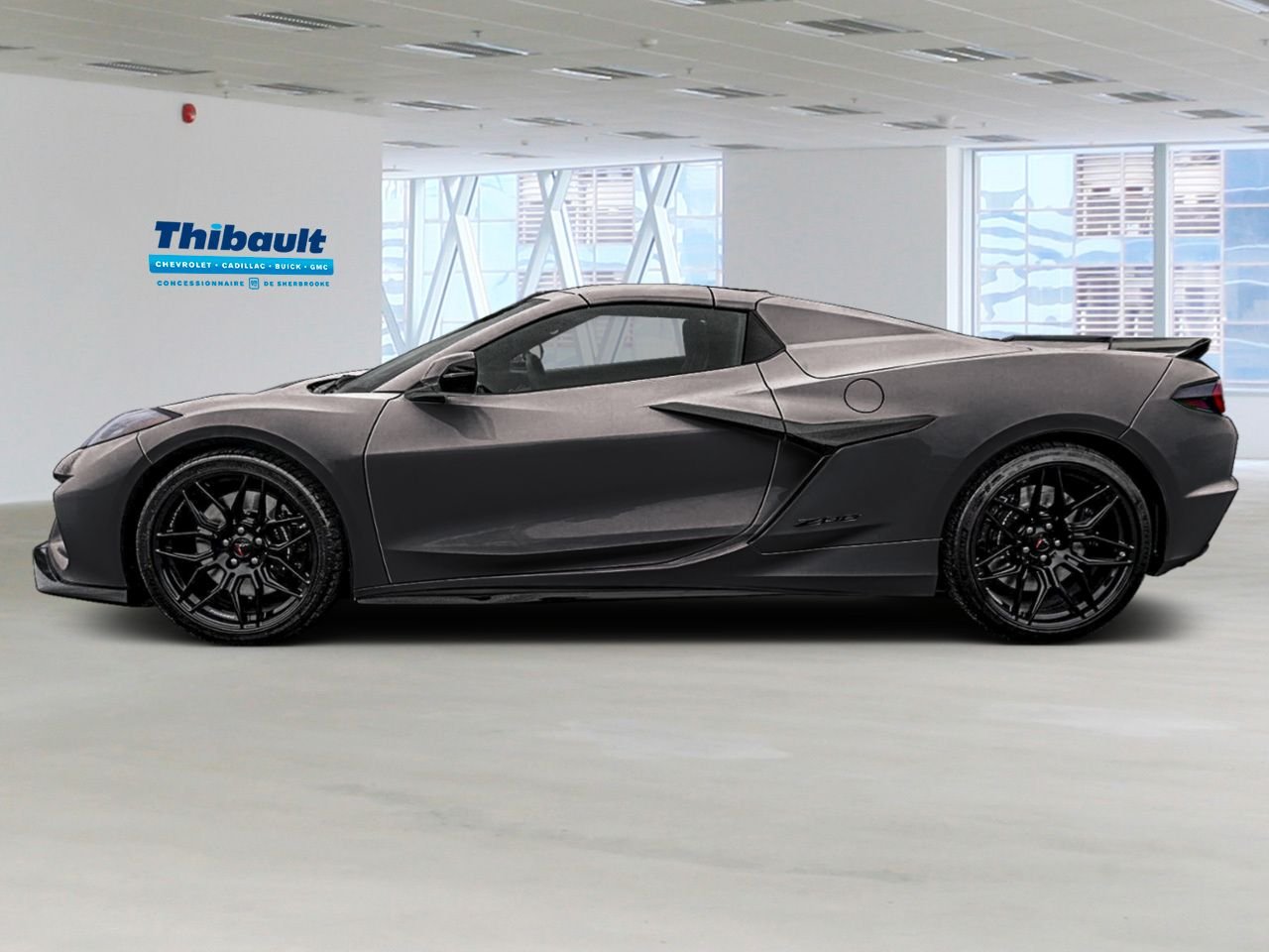 CHEVROLET CORVETTE Z06 cabriolet 2 portes avec 3LZ 2027 GRIS PITCH MÉTALLISÉ Sherbrooke - photo #1
