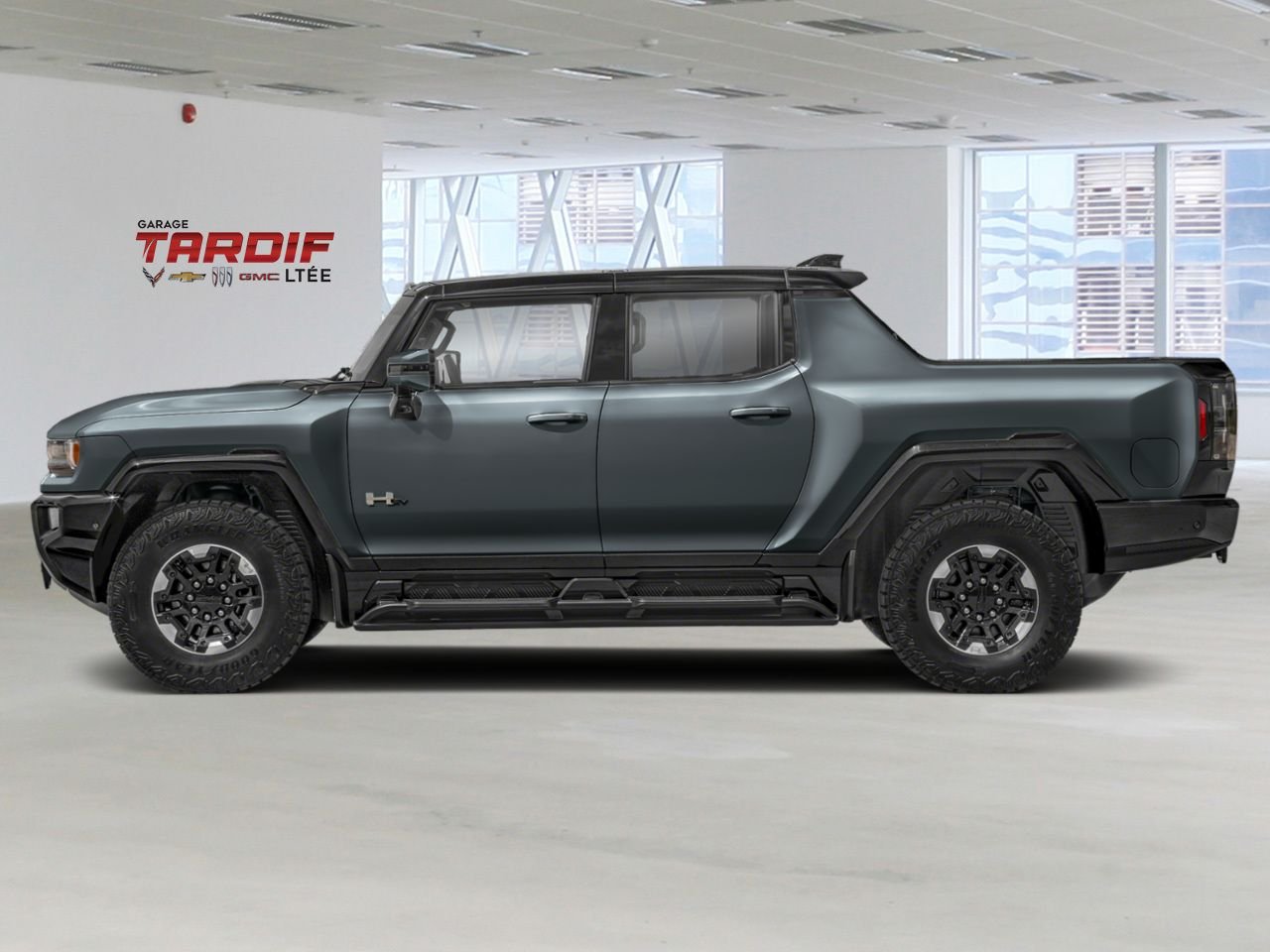 2026 GMC HUMMER EV Pickup 2X cabine multiplace e4RM avec 1SC Meteorite Metallic (Grey) Amos - photo #1