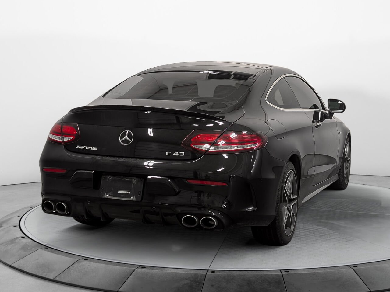 MERCEDES C 43 AMG Coupe Toit Pano Bas Km AWD 2022 Noir Sherbrooke - photo #3