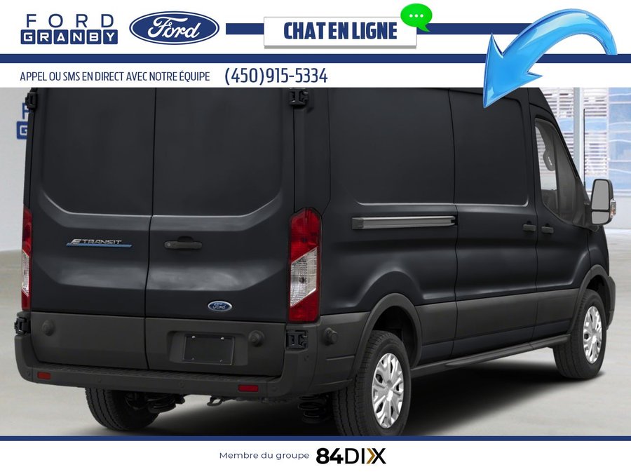2025 Ford E-Transit Cargo Van Agate Black Metallic