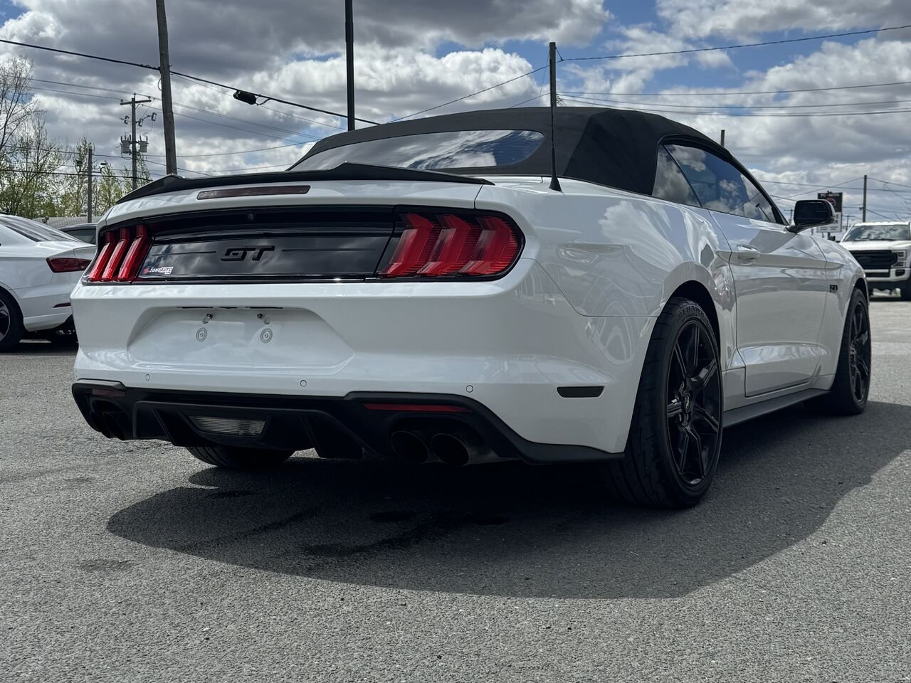 Ford Mustang GT Convertible 2018 Blanc Granby - photo #14