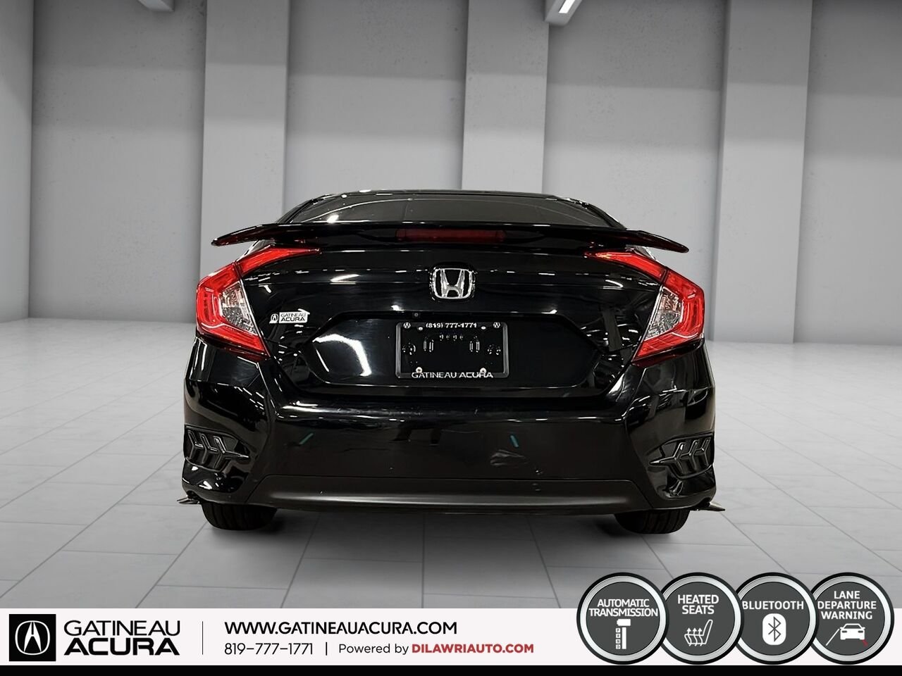 2018 Honda Civic SE Black Gatineau - photo #14