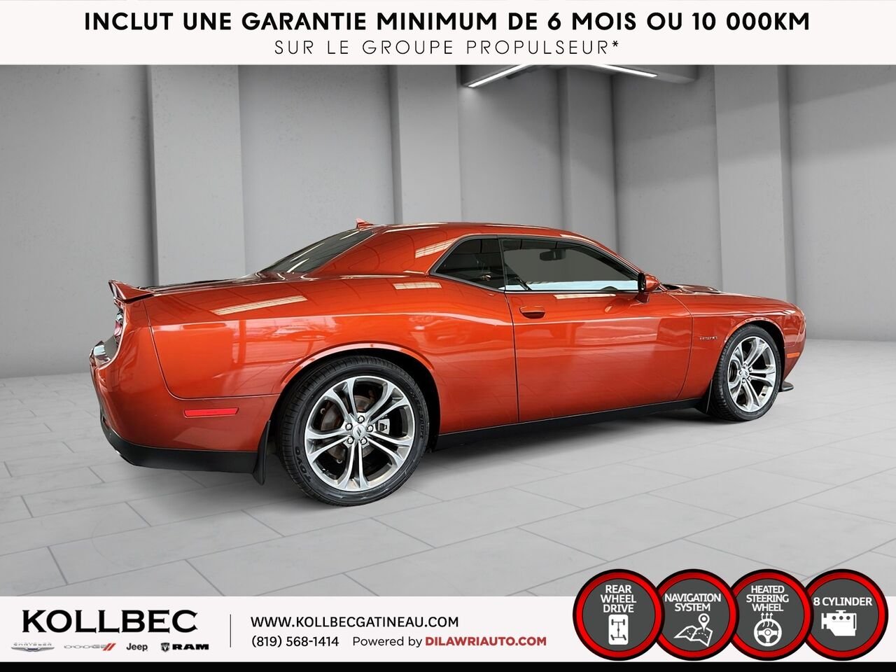 2021 DODGE CHALLENGER R/T Orange Ottawa & Gatineau - photo #13