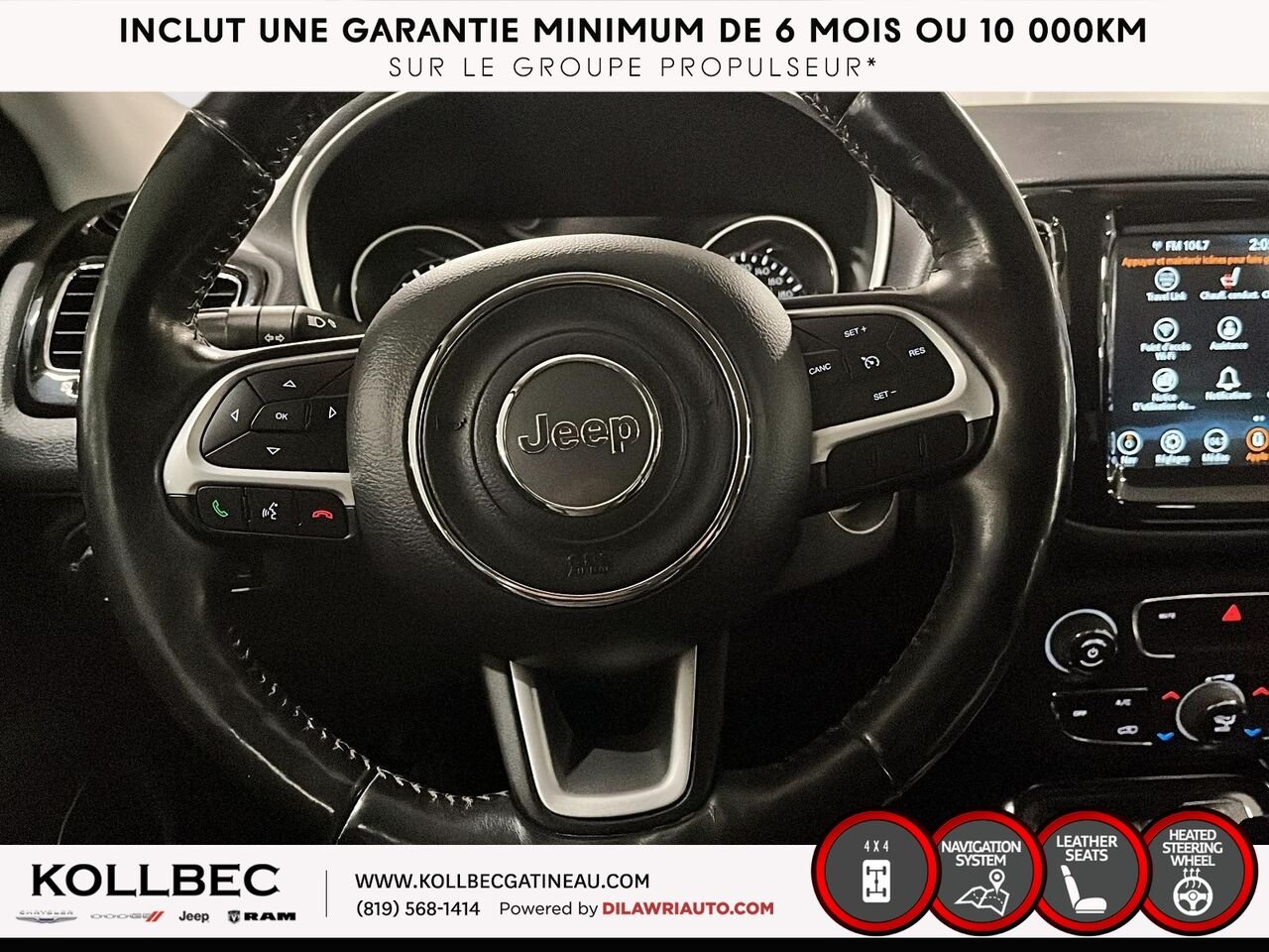 2020 Jeep Compass 25571 | NORTH AWD White Gatineau - photo #7